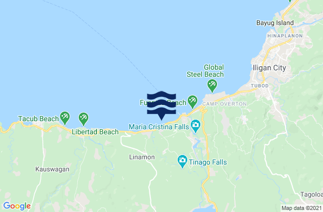 Mapa de mareas Boroon, Philippines
