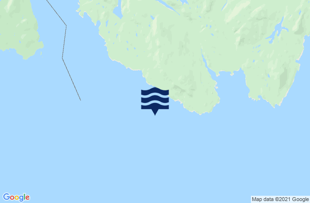 Mapa de mareas Boston Islands, Canada