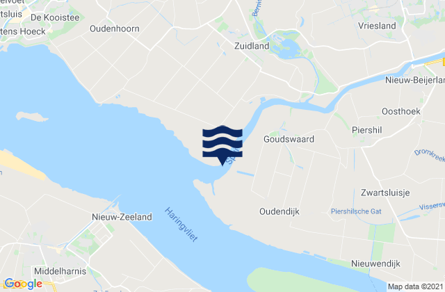 Mapa de mareas Botlek, Netherlands