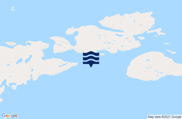 Mapa de mareas Bouverie Islands, Canada