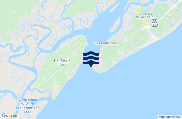 Mapa de mareas Braddock Point Hilton Head Island, United States