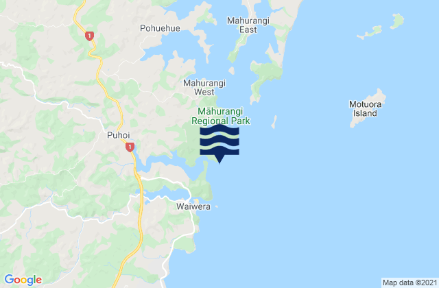 Mapa de mareas Brazier Rock, New Zealand