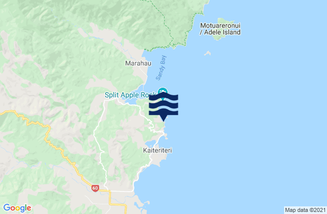 Mapa de mareas Breaker Bay, New Zealand