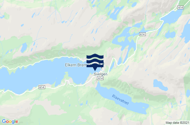 Mapa de mareas Bremanger, Norway