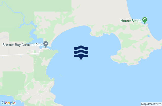 Mapa de mareas Bremer Bay, Australia