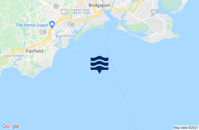 Mapa de mareas Bridgeport Harbor Entrance, United States