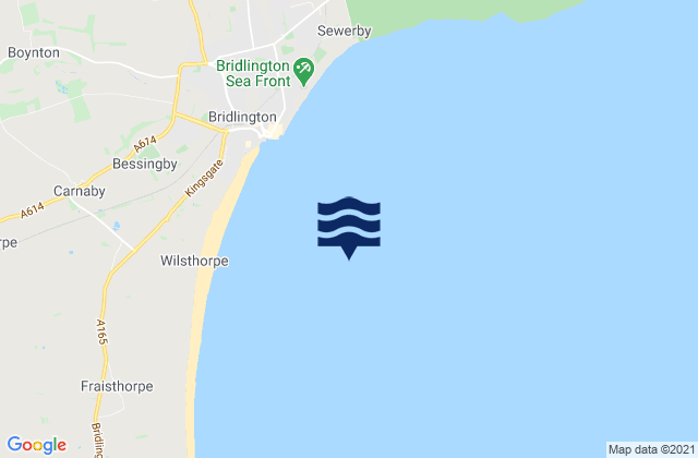 Mapa de mareas Bridlington Bay, United Kingdom
