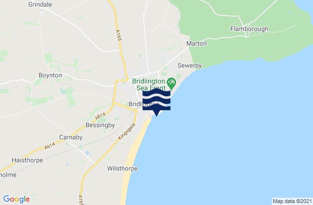 Mapa de mareas Bridlington, United Kingdom