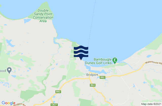 Mapa de mareas Bridport, Australia