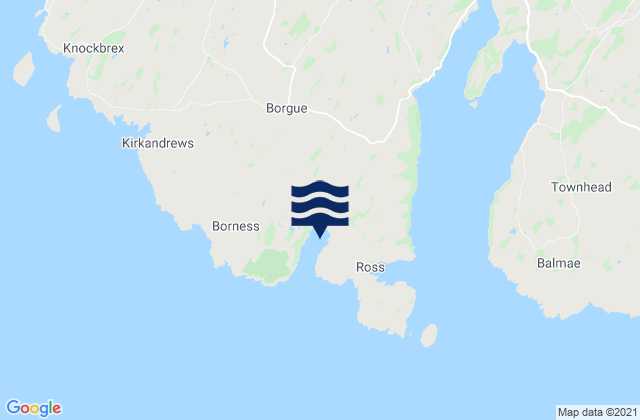 Mapa de mareas Brighouse Bay Beach, United Kingdom