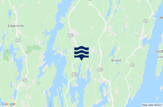 Mapa de mareas Bristol, United States