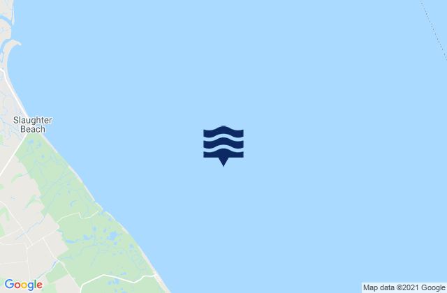 Mapa de mareas Broadkill Slough, United States