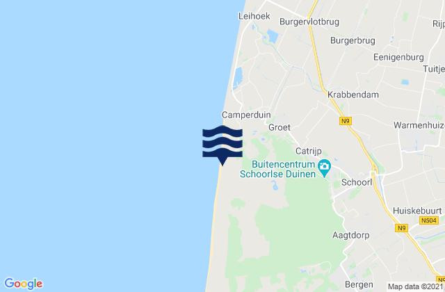 Mapa de mareas Broek op Langedijk, Netherlands