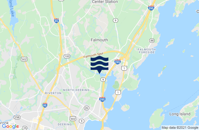 Mapa de mareas Brown Cove, United States