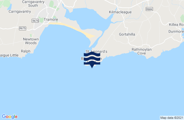Mapa de mareas Brownstown Head, Ireland