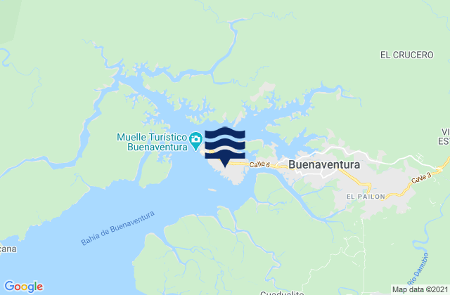 Mapa de mareas Buenaventura, Colombia