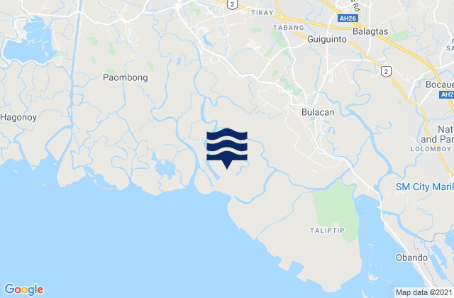 Mapa de mareas Bulacan, Philippines