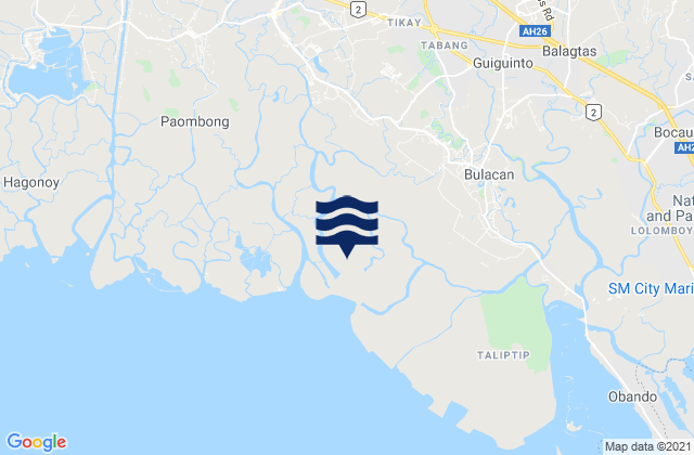 Mapa de mareas Bulihan, Philippines
