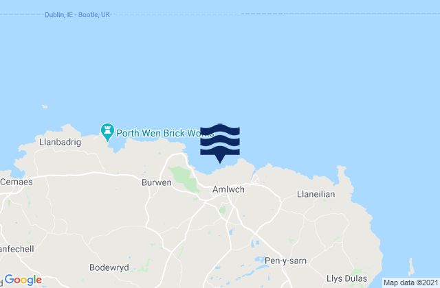 Mapa de mareas Bull Bay, United Kingdom