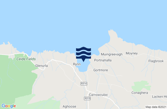 Mapa de mareas Bunatrahir Bay, Ireland