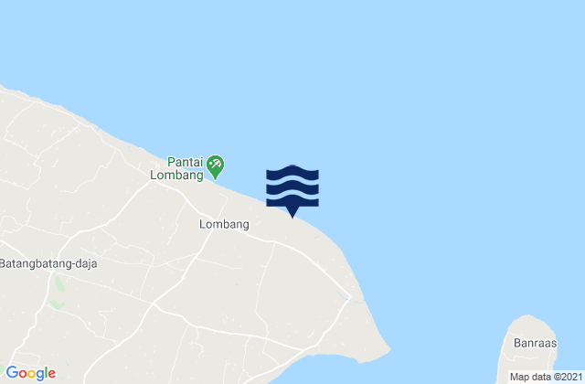 Mapa de mareas Bungin-Bungin, Indonesia