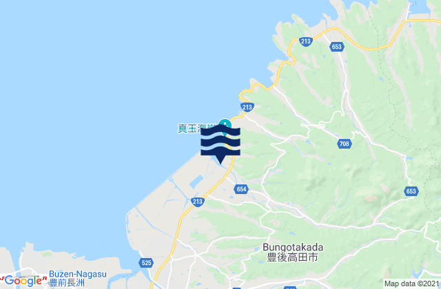 Mapa de mareas Bungo-takada Shi, Japan