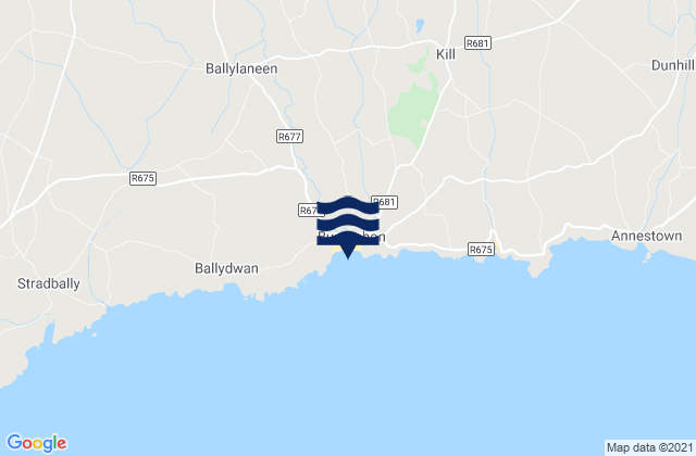 Mapa de mareas Bunmahon Bay, Ireland