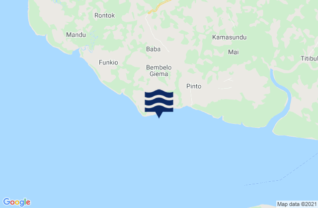 Mapa de mareas Buoy Point Sherbro River, Sierra Leone