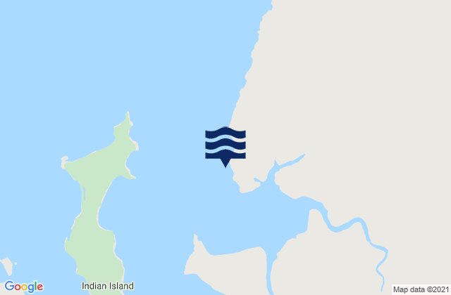 Mapa de mareas Burge Point, Australia