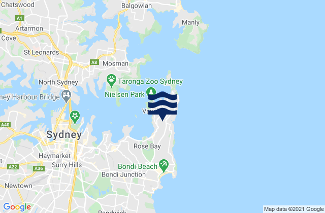 Mapa de mareas Burge Point, Australia