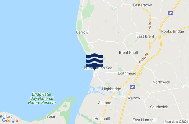 Mapa de mareas Burnham-on-Sea, United Kingdom