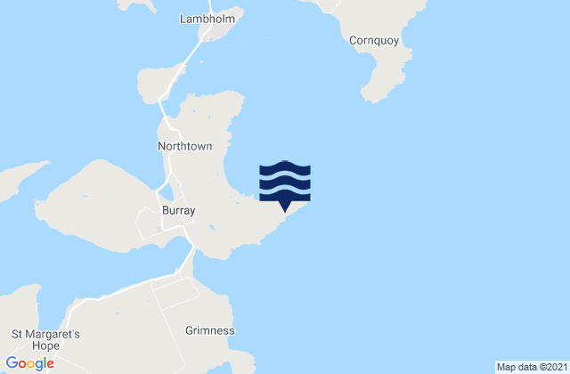 Mapa de mareas Burray Ness, United Kingdom