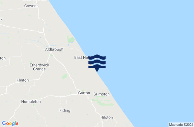 Mapa de mareas Burton Pidsea, United Kingdom