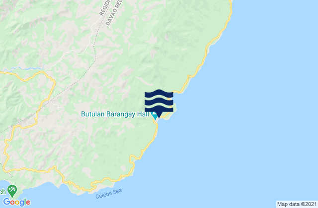 Mapa de mareas Butulan, Philippines