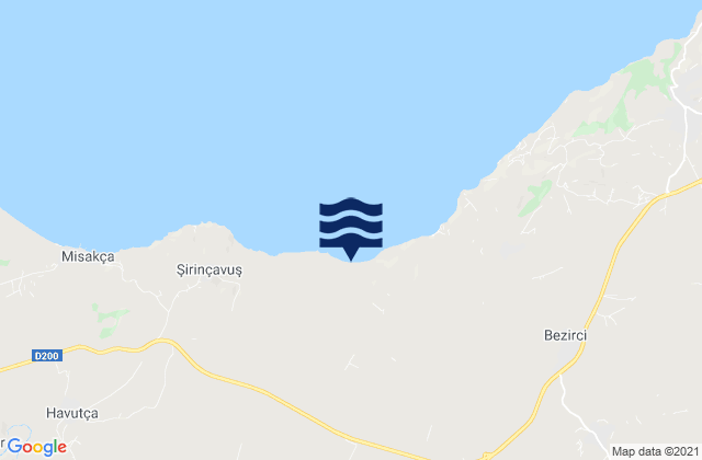 Mapa de mareas Buğdaylı, Turkey