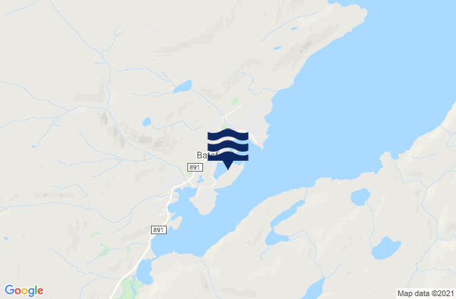 Mapa de mareas Båtsfjord, Norway