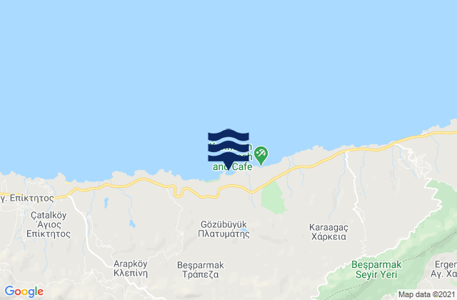 Mapa de mareas Béïkioï, Cyprus