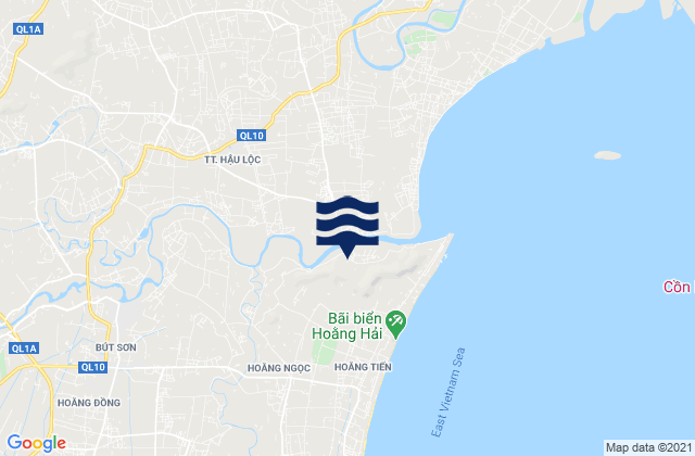 Mapa de mareas Bút Sơn, Vietnam