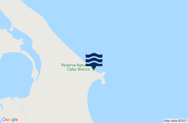 Mapa de mareas Cabo Blanco, Argentina