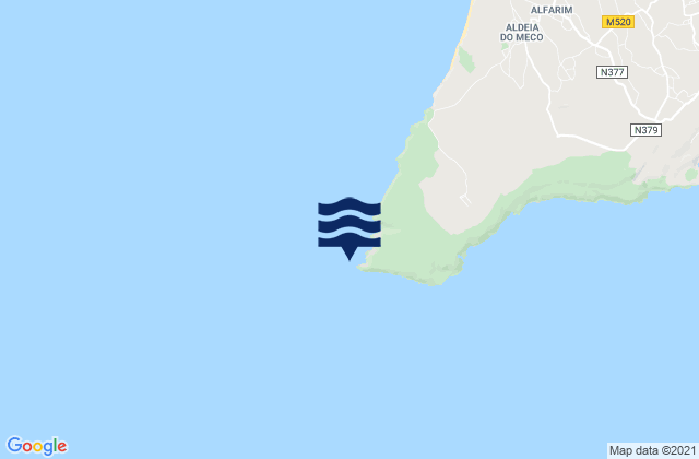 Mapa de mareas Cabo Espichel, Portugal