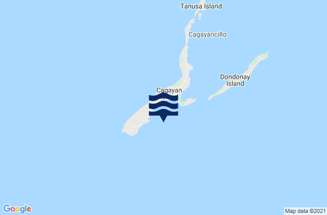 Mapa de mareas Cagayancillo, Philippines