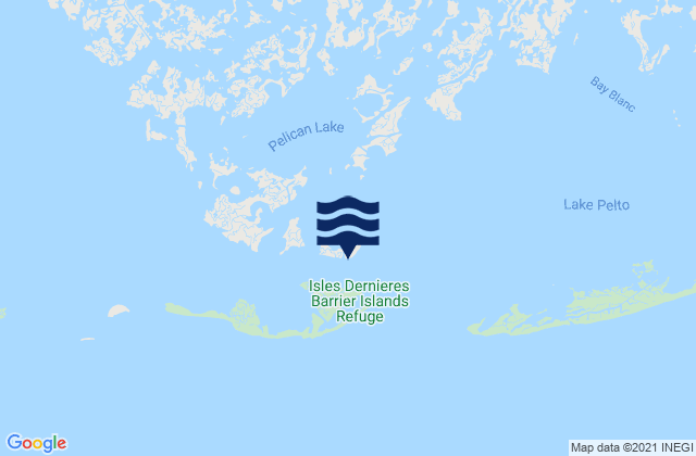Mapa de mareas Caillou Boca, United States