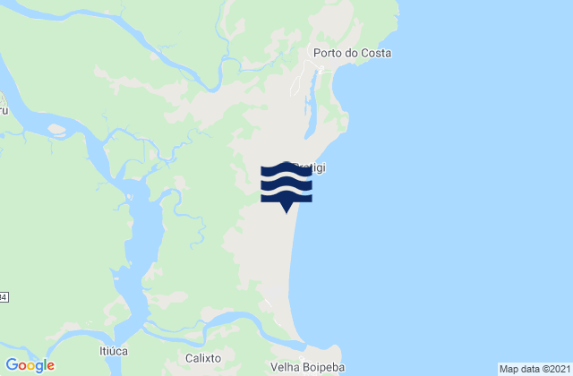 Mapa de mareas Cairu, Brazil