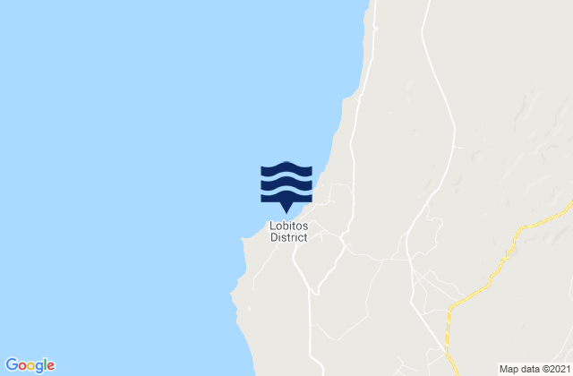 Mapa de mareas Caleta Lobitos, Peru