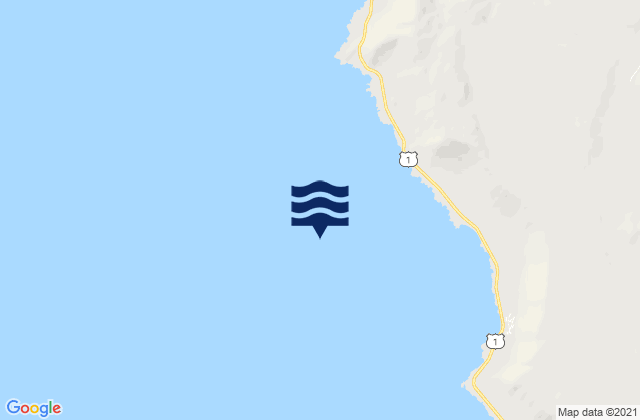 Mapa de mareas Caleta Lobos, Chile