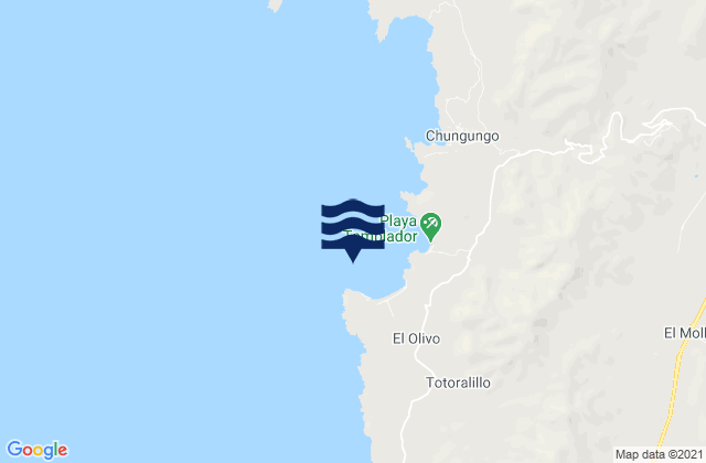 Mapa de mareas Caleta Totoralillo, Chile