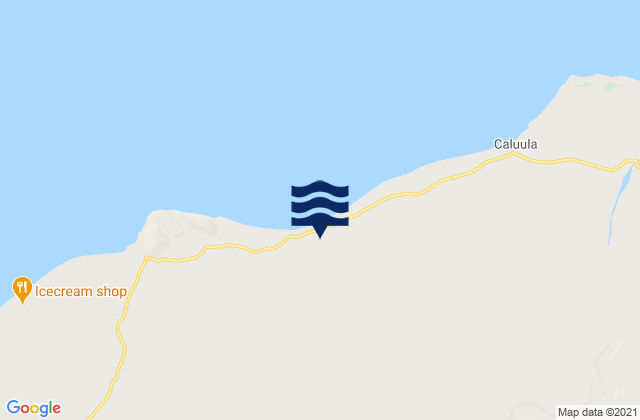 Mapa de mareas Caluula, Somalia