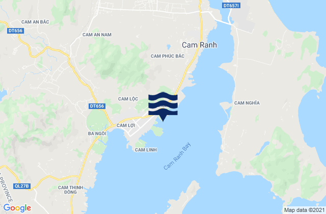 Mapa de mareas Cam Ranh, Vietnam