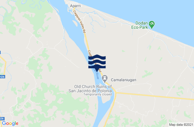 Mapa de mareas Camalaniugan (Cagayan River), Philippines