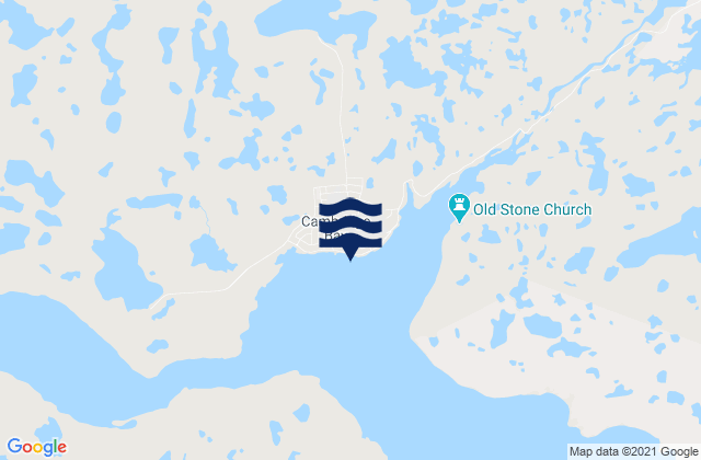 Mapa de mareas Cambridge Bay, Canada